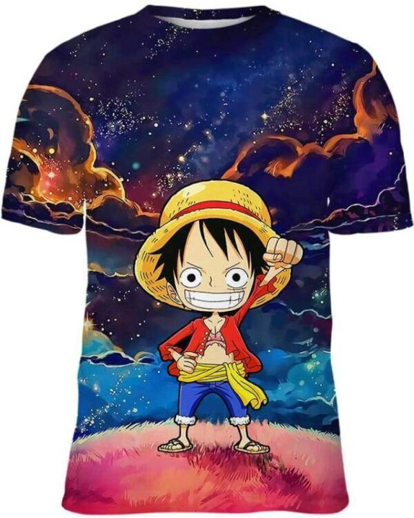 Little Luffy - All Over Apparel - T-Shirt / S - www.secrettees.com