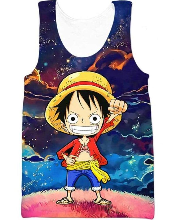 Little Luffy - All Over Apparel - Tank Top / S - www.secrettees.com