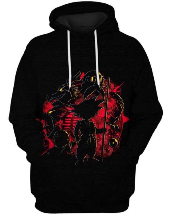 Little Saiyan - All Over Apparel - Hoodie / S - www.secrettees.com