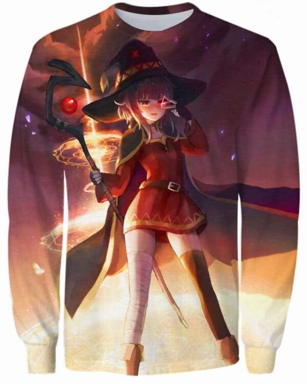 Little Witch - All Over Apparel - Sweatshirt / S - www.secrettees.com