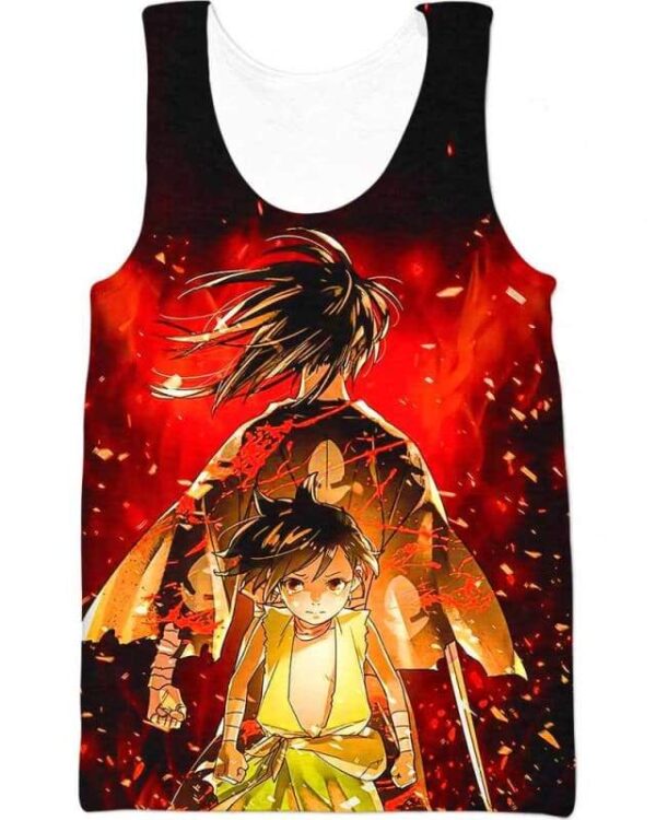 Lonesome Hyakkimaru - All Over Apparel - Tank Top / S - www.secrettees.com