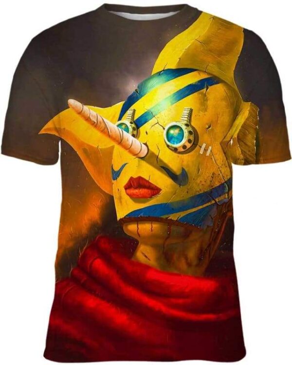 Long Nose Mask Guys - All Over Apparel - Kid Tee / S - www.secrettees.com