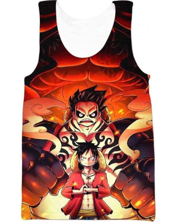 Luffy Awakened - All Over Apparel - Tank Top / S - www.secrettees.com