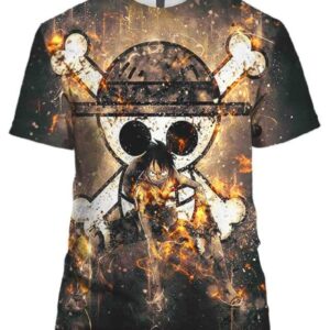 Luffy’s Potential - All Over Apparel - T-Shirt / S - www.secrettees.com