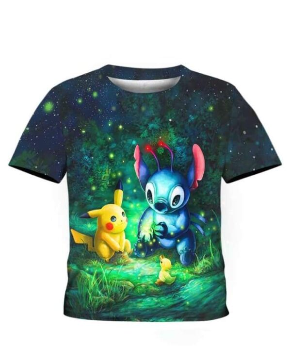 Magic Crystals - All Over Apparel - Kid Tee / S - www.secrettees.com