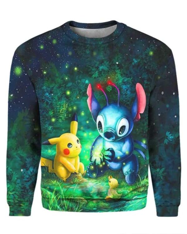 Magic Crystals - All Over Apparel - Sweatshirt / S - www.secrettees.com