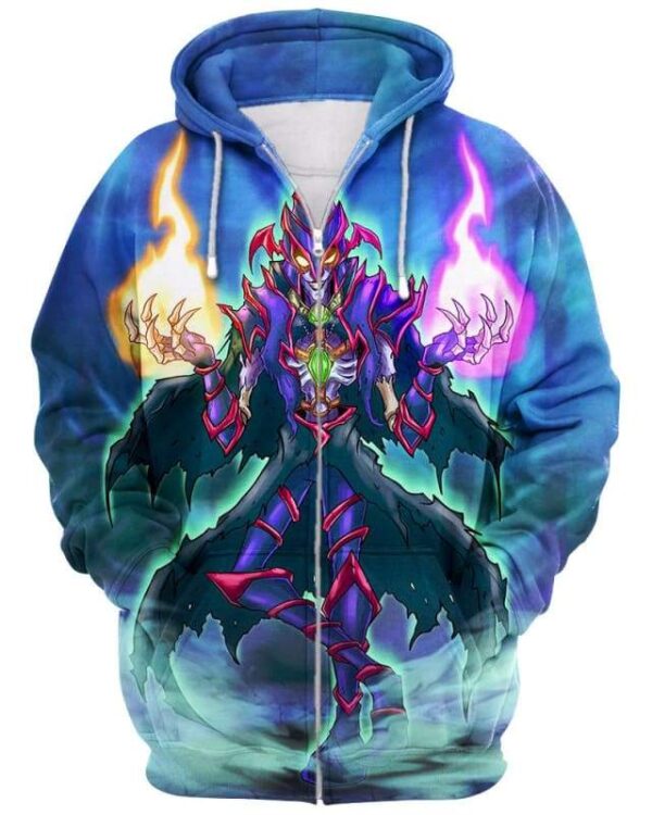 Magician Of Chaos - All Over Apparel - Zip Hoodie / S - www.secrettees.com