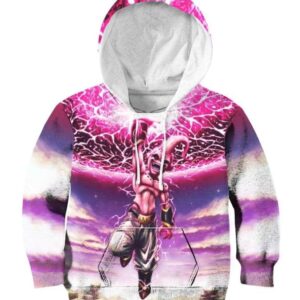 Majin Buu Kid - All Over Apparel - Kid Hoodie / S - www.secrettees.com