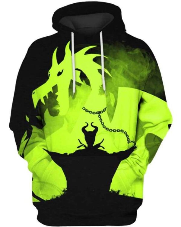 Maleficent Dragon - All Over Apparel - Hoodie / S - www.secrettees.com