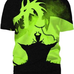 Maleficent Dragon - All Over Apparel - T-Shirt / S - www.secrettees.com