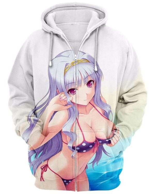 Melodic Charm - All Over Apparel - Zip Hoodie / S - www.secrettees.com