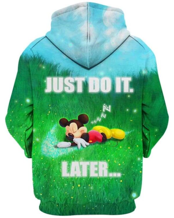 Mickey - Just Do It Later - All Over Apparel - www.secrettees.com