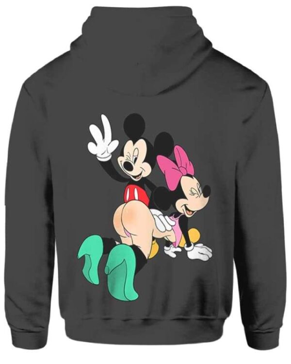 Mickey & Minnie Sculaccia - All Over Apparel - www.secrettees.com