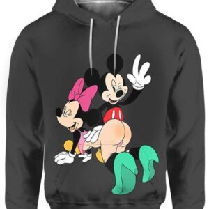 Mickey & Minnie Sculaccia - All Over Apparel - Hoodie / S - www.secrettees.com