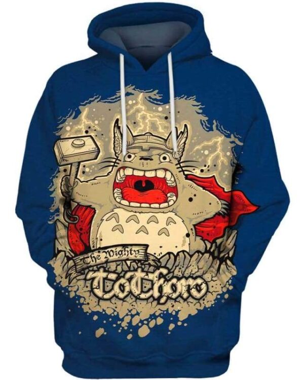 Mighty To-Thoro - All Over Apparel - Hoodie / S - www.secrettees.com