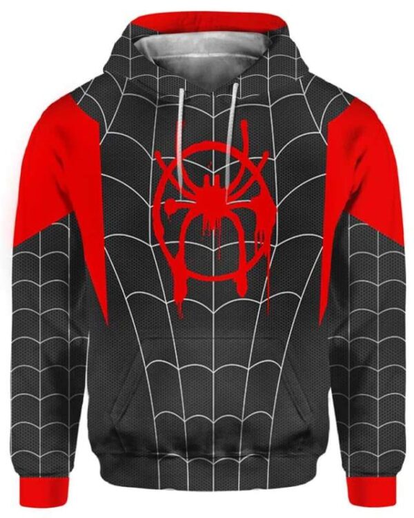 Miles Morales Costume - All Over Apparel - Hoodie / S - www.secrettees.com