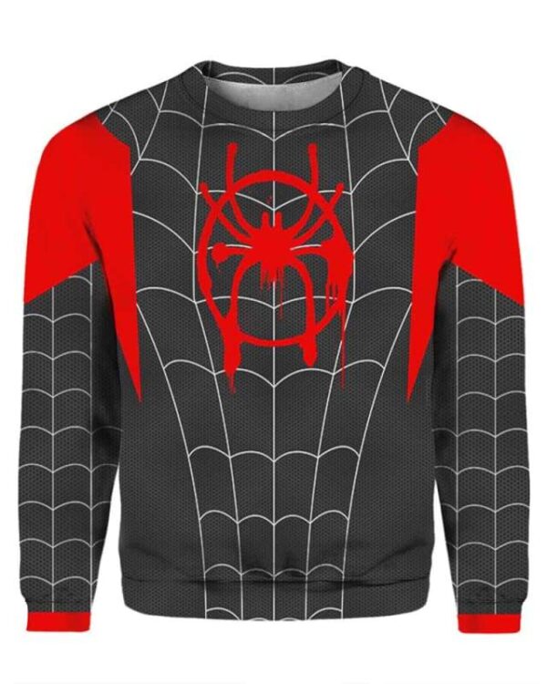 Miles Morales Costume - All Over Apparel - Sweatshirt / S - www.secrettees.com