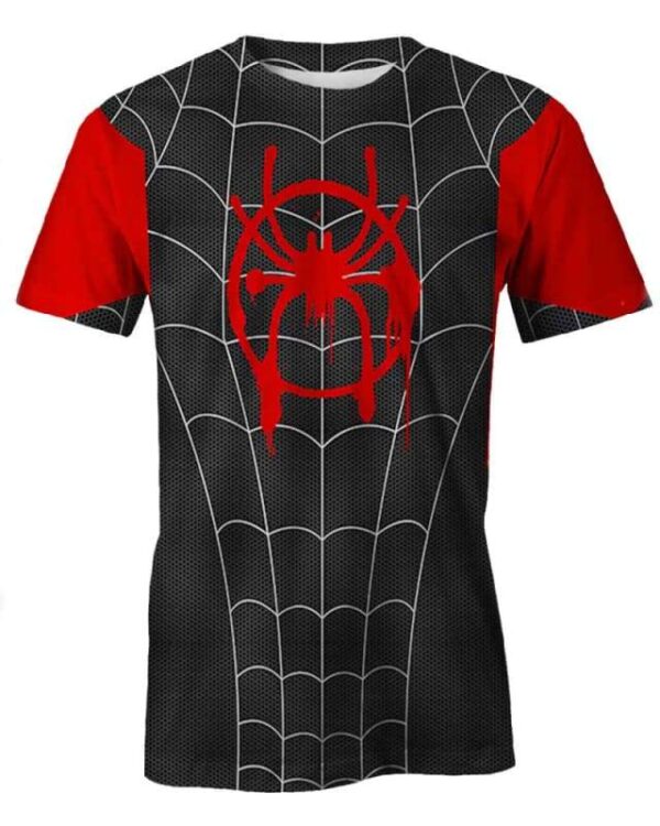 Miles Morales Costume - All Over Apparel - T-Shirt / S - www.secrettees.com
