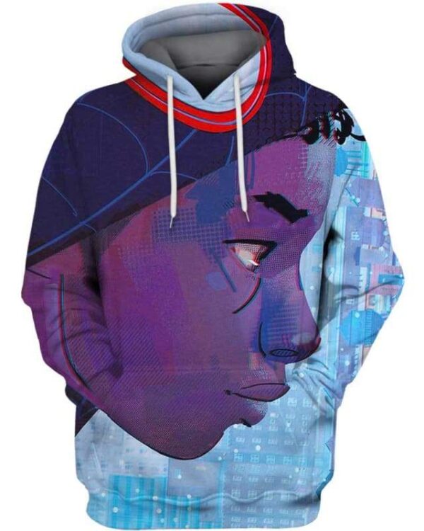 Miles Morales - All Over Apparel - Hoodie / S - www.secrettees.com