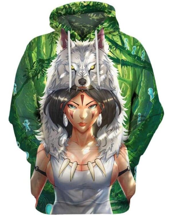 Mononoke - All Over Apparel - Hoodie / S