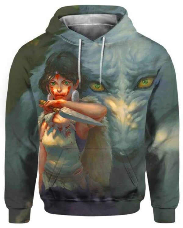 Mononoke - All Over Apparel - Hoodie / S - www.secrettees.com