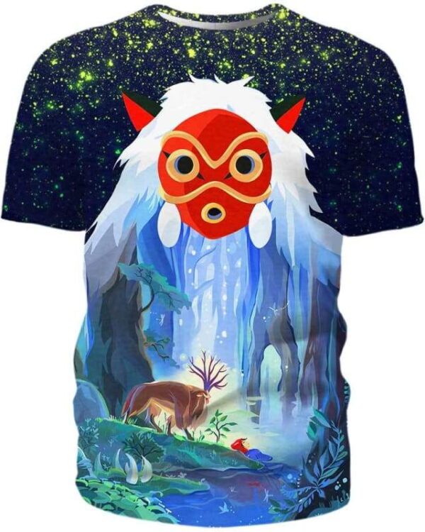 Mononoke Mask - All Over Apparel - T-Shirt / S - www.secrettees.com