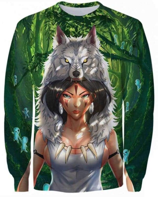 Mononoke - All Over Apparel - Sweatshirt / S - www.secrettees.com