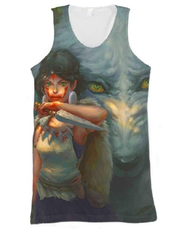 Mononoke - All Over Apparel - Tank Top / S - www.secrettees.com