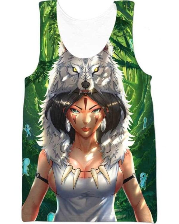 Mononoke - All Over Apparel - Tank Top / S - www.secrettees.com