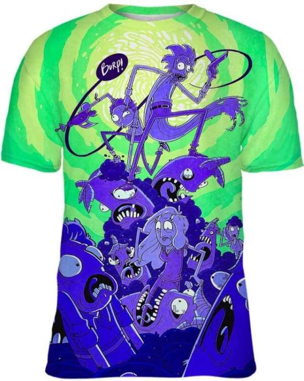 Monster War - All Over Apparel - Kid Tee / S - www.secrettees.com