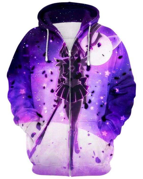 Moon And Fanciful - All Over Apparel - Zip Hoodie / S - www.secrettees.com