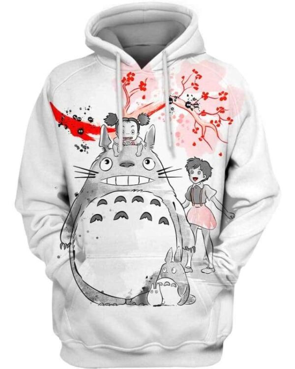 My Neighbor Sumi-e - All Over Apparel - Hoodie / S - www.secrettees.com