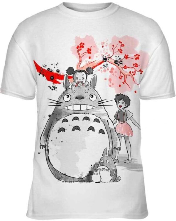 My Neighbor Sumi-e - All Over Apparel - Kid Tee / S - www.secrettees.com