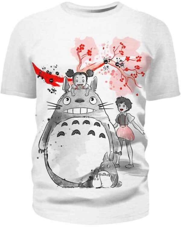 My Neighbor Sumi-e - All Over Apparel - T-Shirt / S - www.secrettees.com