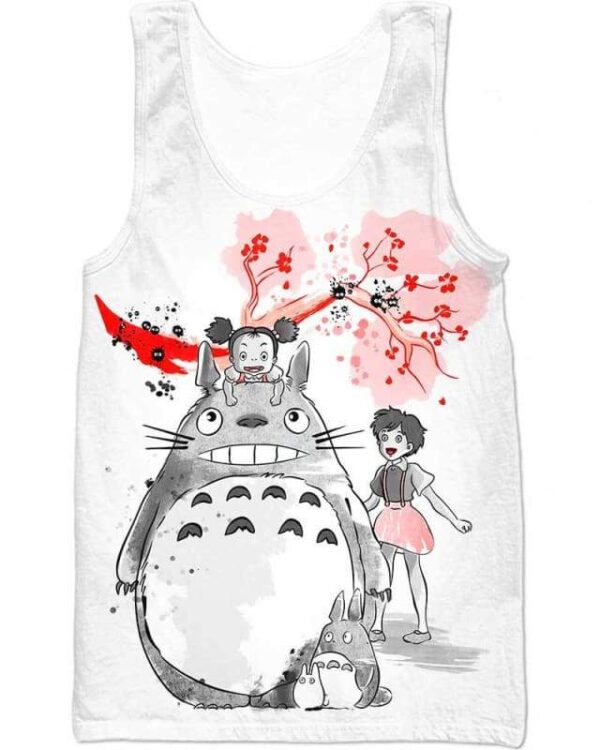 My Neighbor Sumi-e - All Over Apparel - Tank Top / S - www.secrettees.com