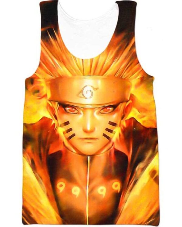 Naruto Fire - All Over Apparel - Tank Top / S - www.secrettees.com