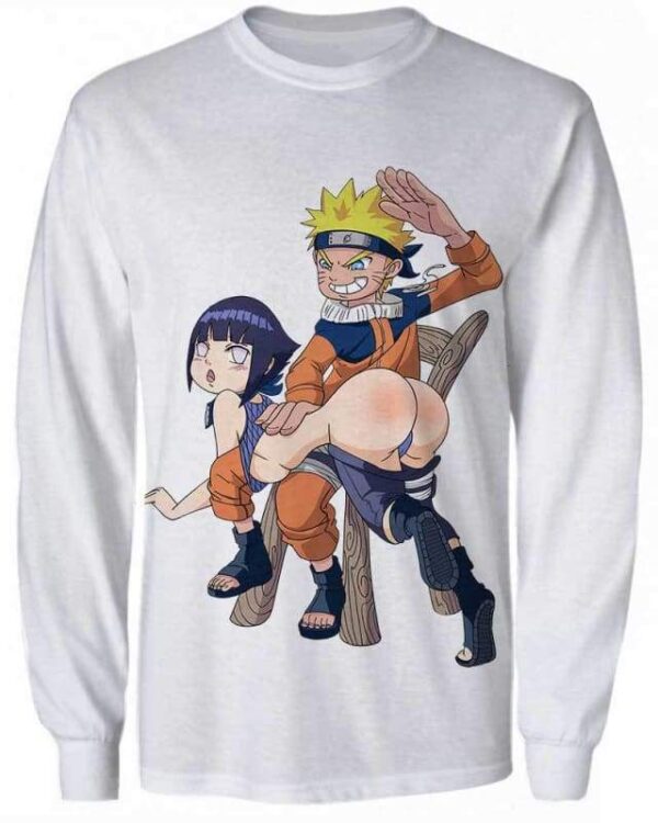 Naruto- Hinata Sculaccia - All Over Apparel - Sweatshirt / S - www.secrettees.com