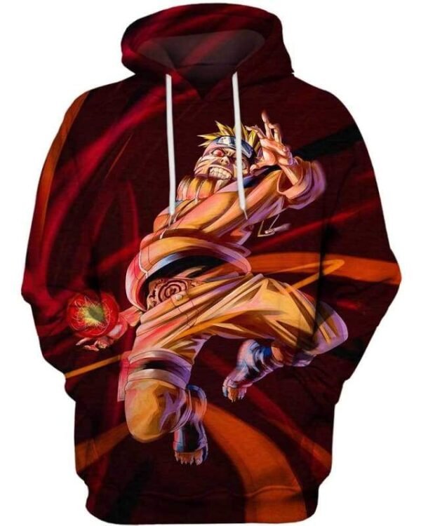 Naruto Outrage - All Over Apparel - Hoodie / S - www.secrettees.com