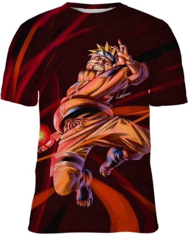 Naruto Outrage - All Over Apparel - Kid Tee / S - www.secrettees.com