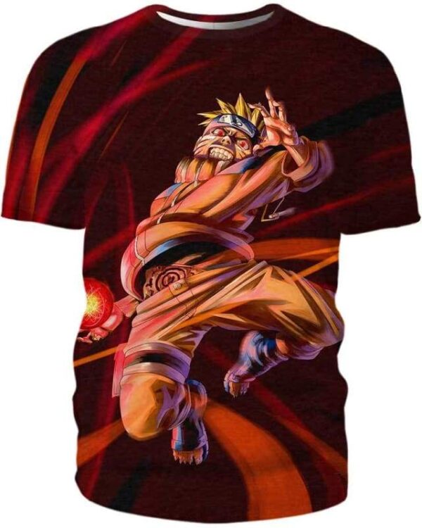 Naruto Outrage - All Over Apparel - T-Shirt / S - www.secrettees.com