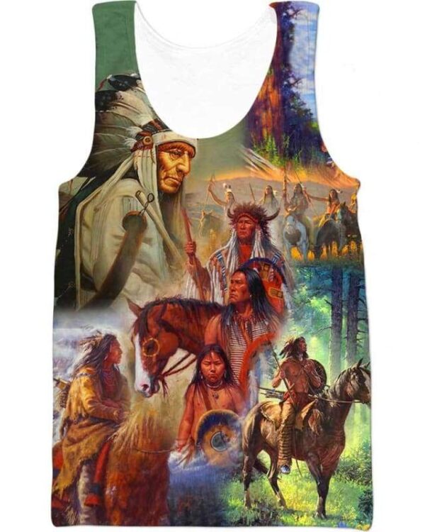 Native American Archives - All Over Apparel - Tank Top / S - www.secrettees.com