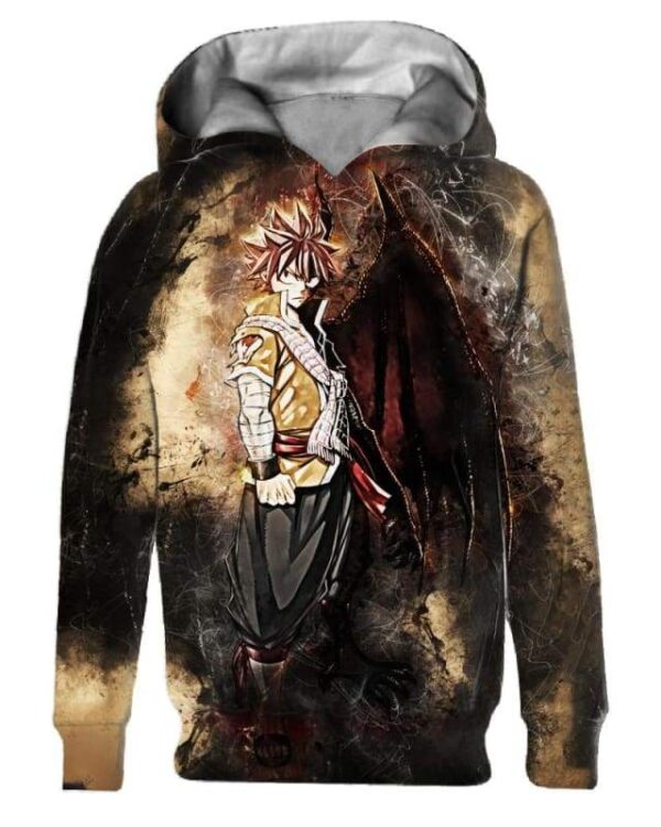 Natsu Darkness - All Over Apparel - Kid Hoodie / S - www.secrettees.com