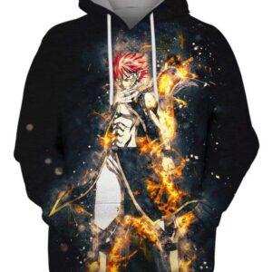 Natsu Hero - All Over Apparel - Hoodie / S - www.secrettees.com