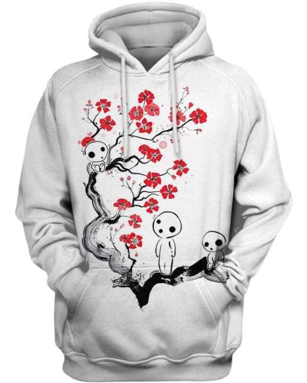 Naughty Kodama - All Over Apparel - Hoodie / S - www.secrettees.com