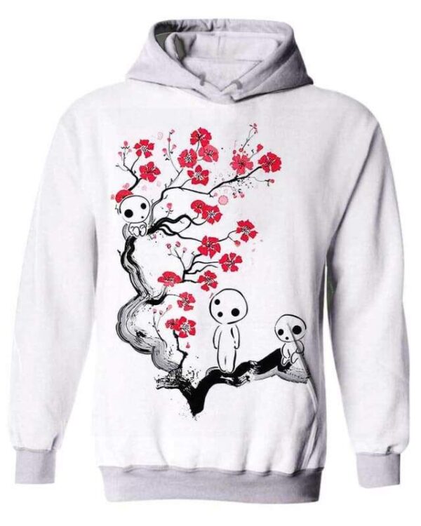 Naughty Kodama - All Over Apparel - Kid Hoodie / S - www.secrettees.com