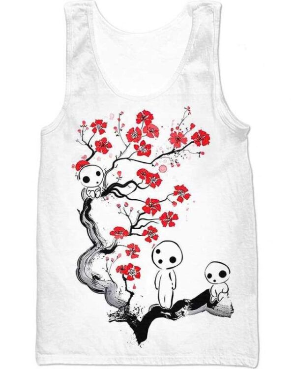 Naughty Kodama - All Over Apparel - Tank Top / S - www.secrettees.com