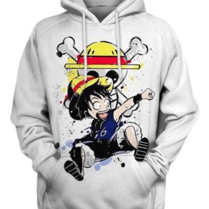 Naughty Luffy - All Over Apparel - Hoodie / S - www.secrettees.com