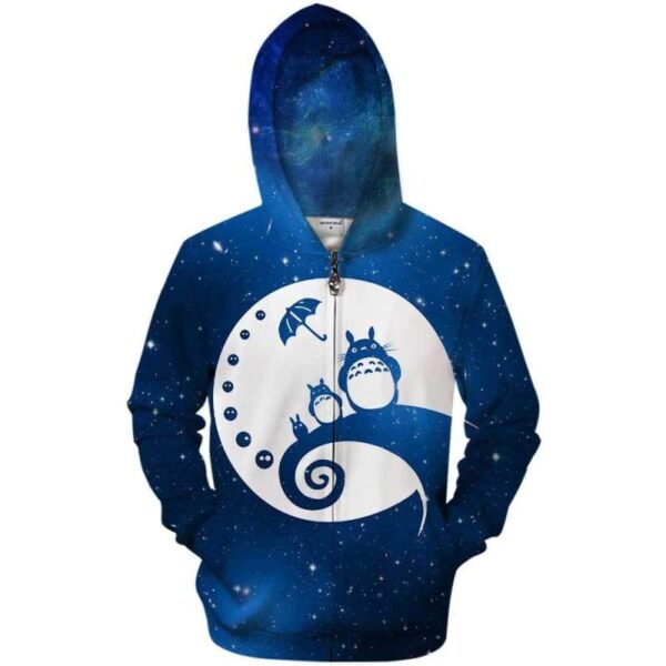 Neighbor Moon - All Over Apparel - Zip Hoodie / S - www.secrettees.com