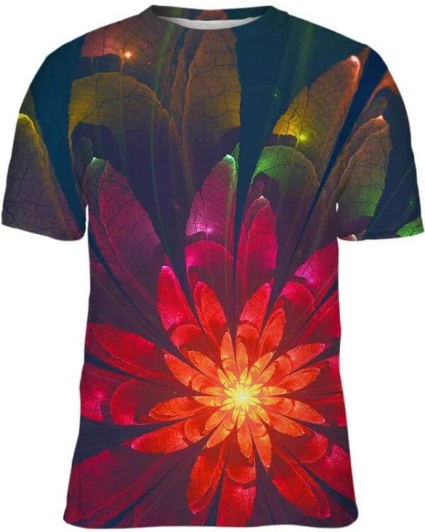 Neon Flowers - All Over Apparel - Kid Tee / S - www.secrettees.com