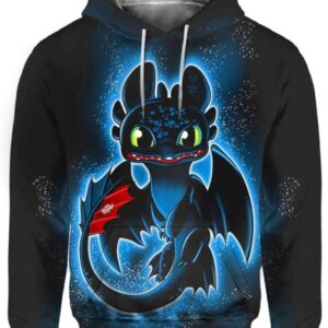 Night Dragon - All Over Apparel - Hoodie / S - www.secrettees.com